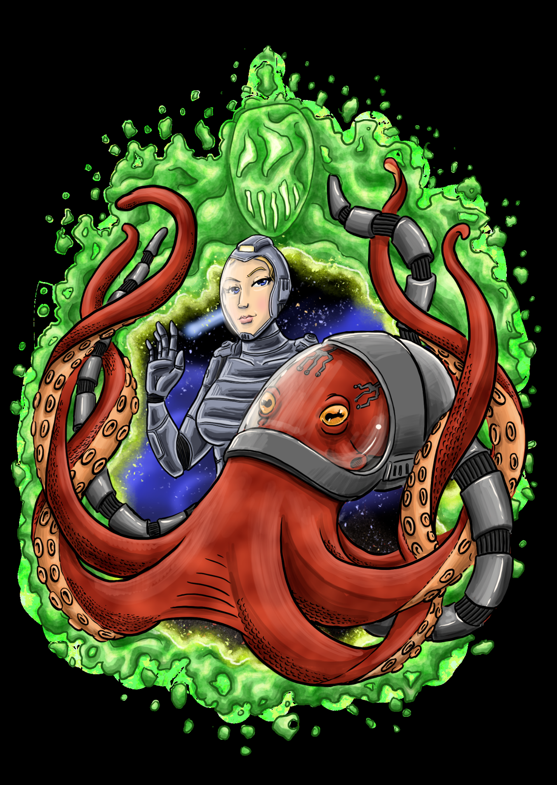 OKTANA & KO sticker artwork